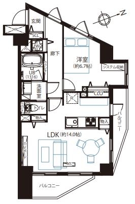 ディオレ西新宿805号室[7]